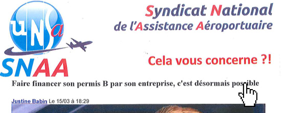 financer par l'etat permis B_snaa_unsa
