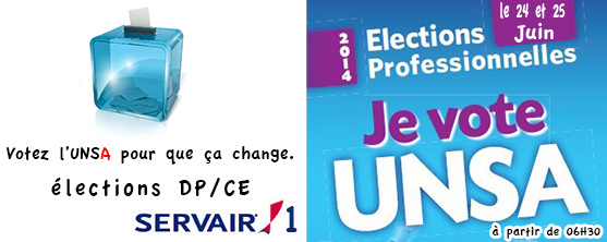elections professionnelles servair 1 election